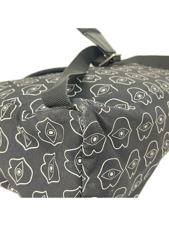 Celine Backpack Telepathic Love Black White Leather main image 4